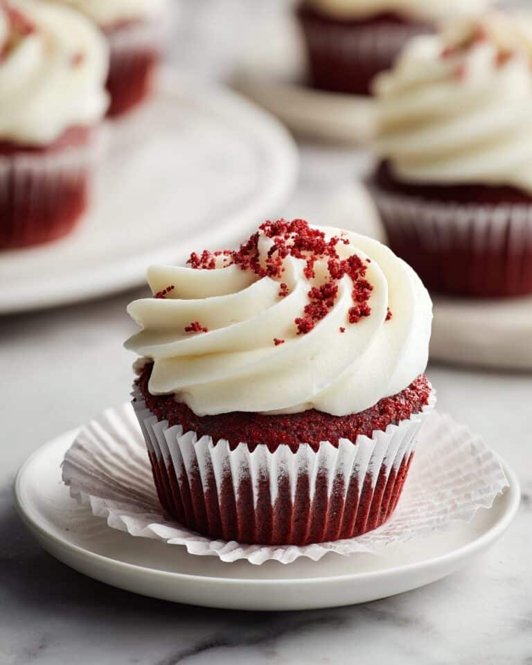 Red Velvet Cheesecake Cupcake Recipe