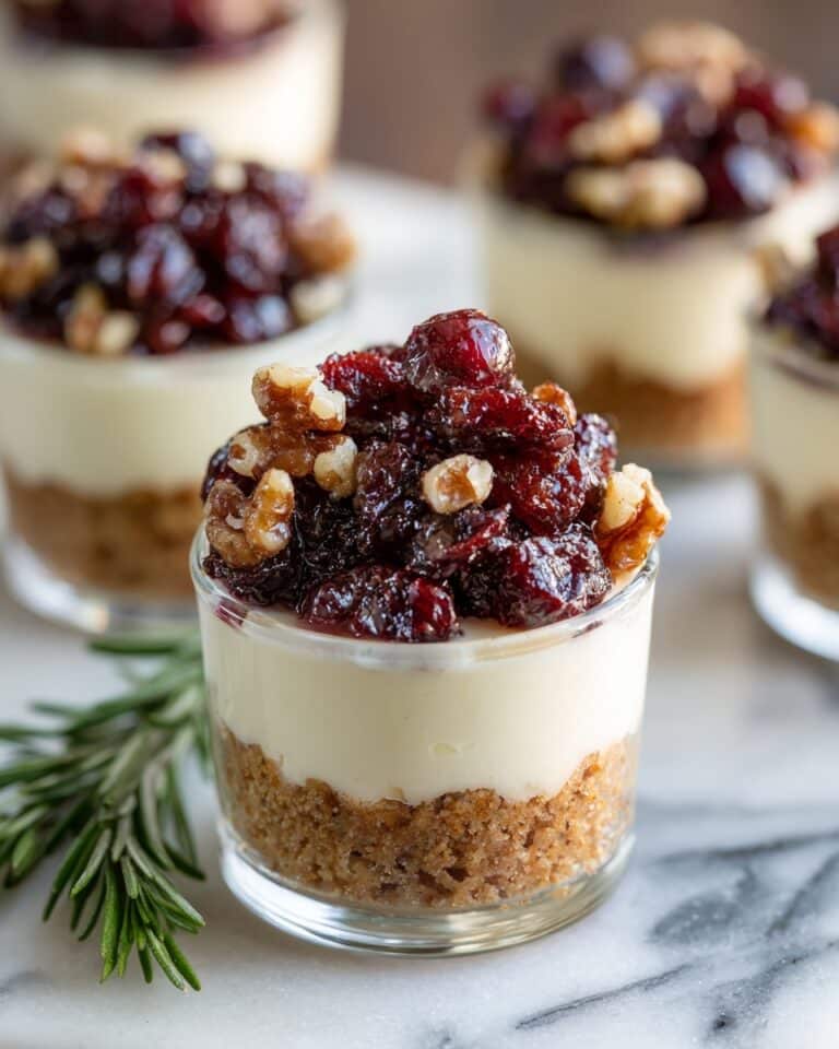 Thanksgiving Cranberry and Pecan Crostini Recipe