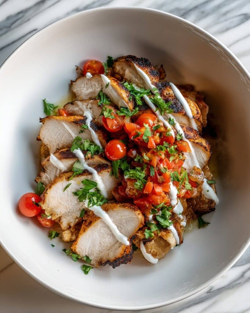 Tandoori Chicken Over Rice Recipe