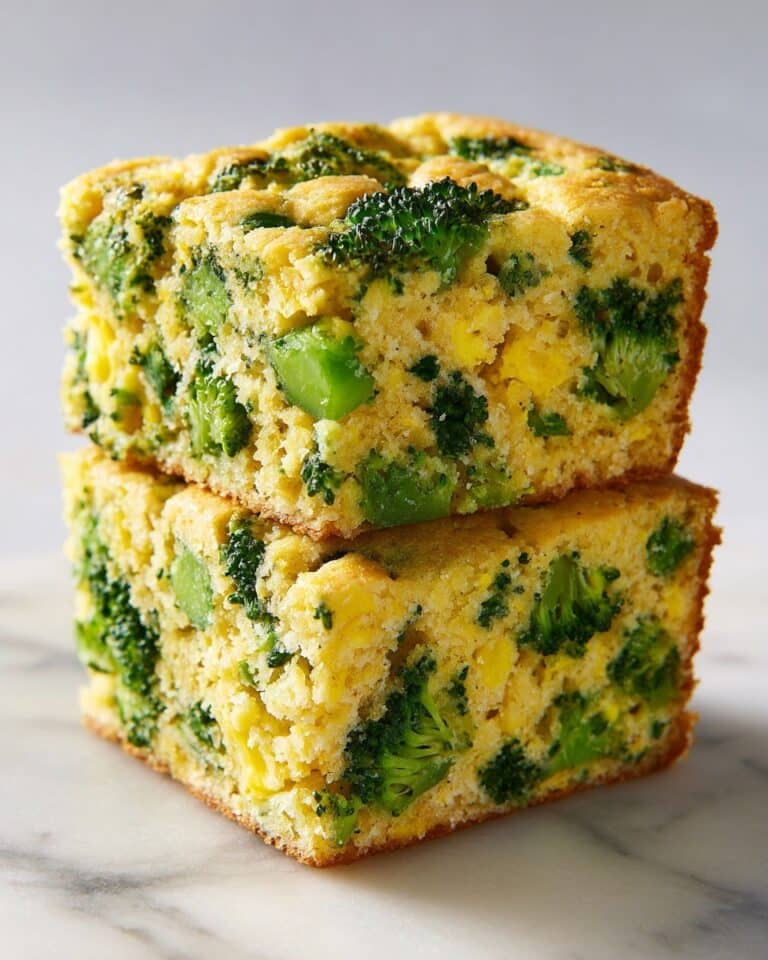 Cheesy Broccoli Cornbread Recipe