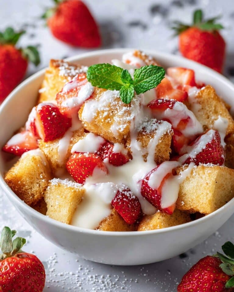 Strawberries & Cream French Toast Casserole Recipe