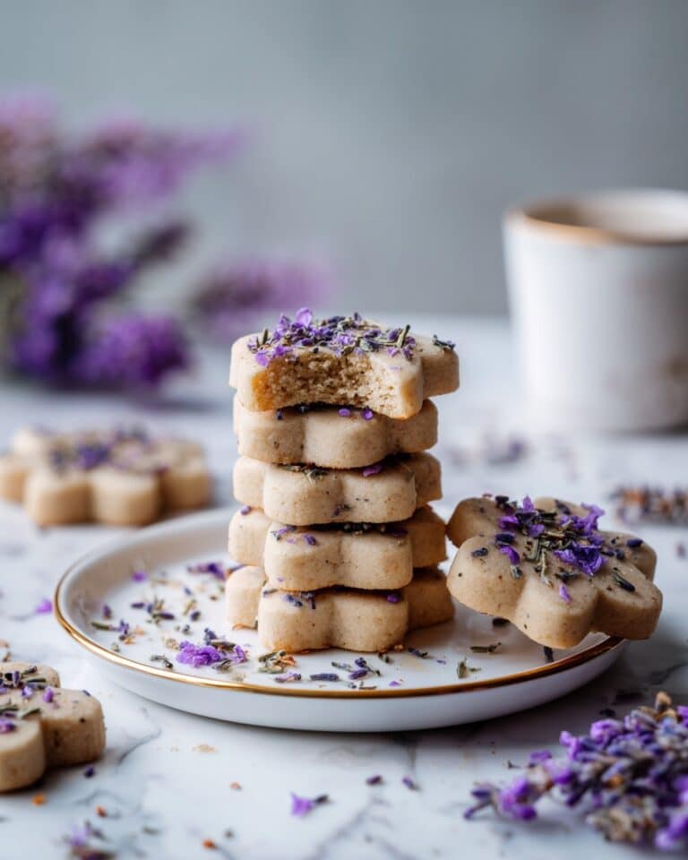 Lavender Shortbread Cookies Recipe