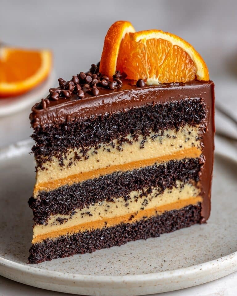 Chocolate Orange Layer Cake Recipe