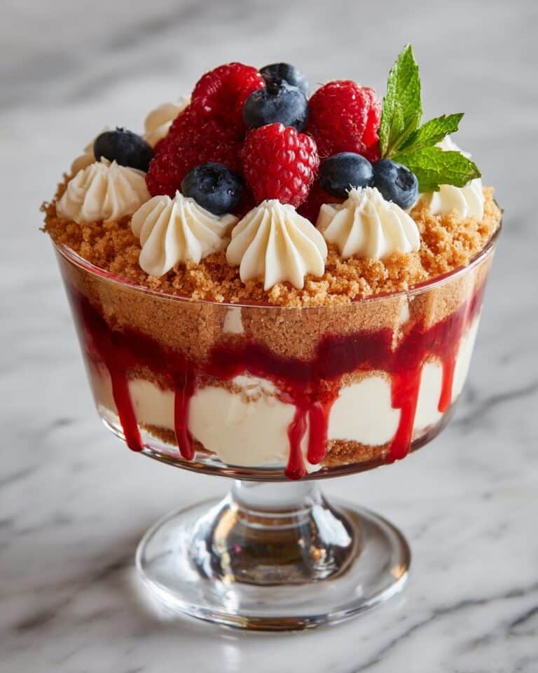 Red Velvet Trifle with White Chocolate Pudding and Mixed Berries Recipe