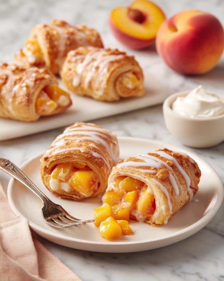 Crispy Peach Cobbler Egg Rolls – A Fun Twist Recipe