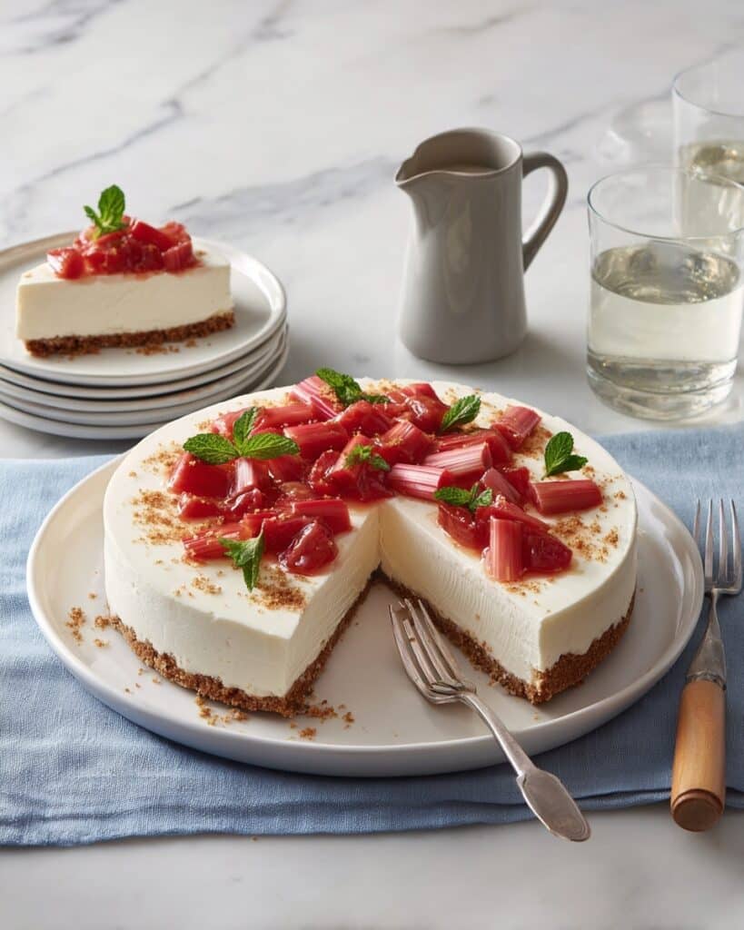 Rhubarb Cheesecake Recipe