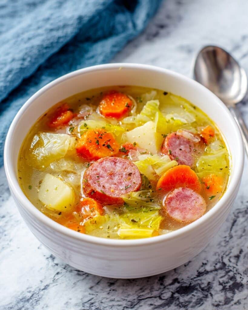 Kielbasa and Cabbage Soup Recipe