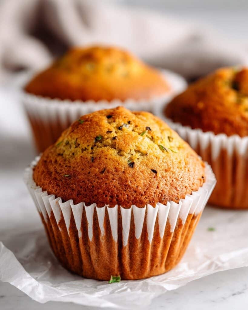 Lemon Poppyseed Zucchini Muffins Recipe