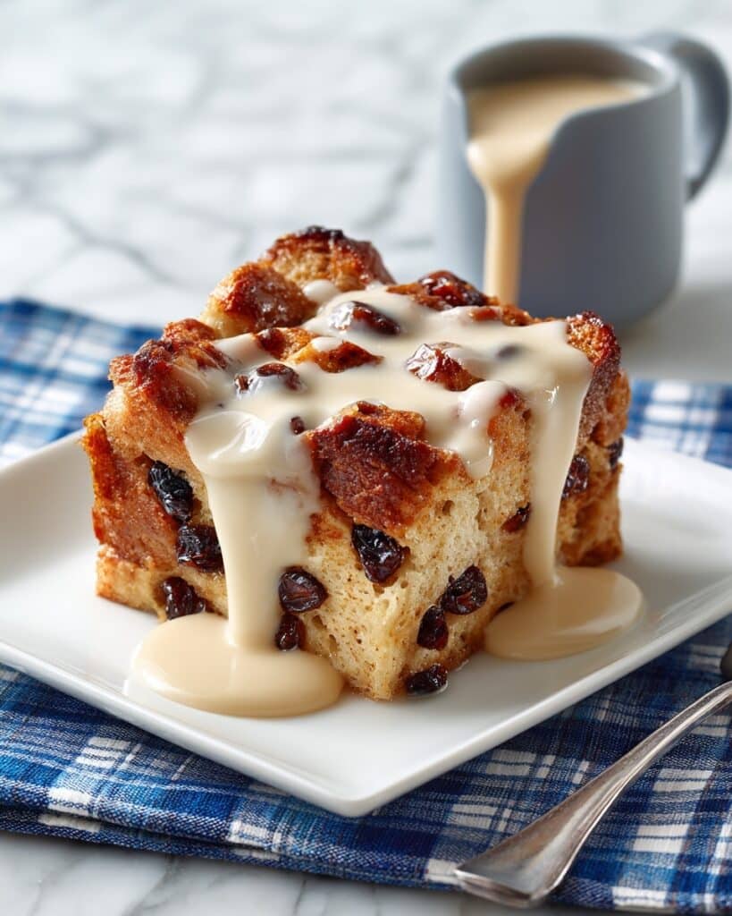 Bread Pudding with Vanilla Sauce Recipe