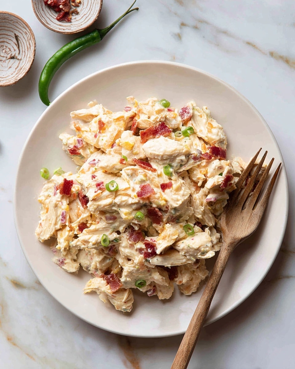 Jalapeño Popper Chicken Salad Recipe - Recipe Image