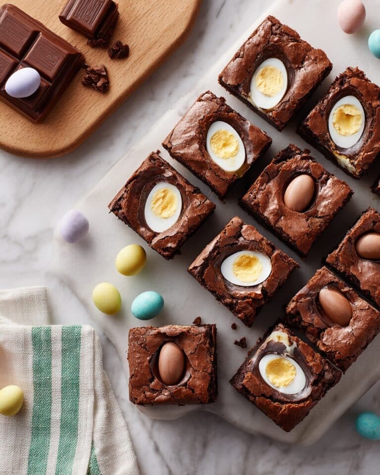Cadbury Creme Egg Chocolate Brownies Recipe