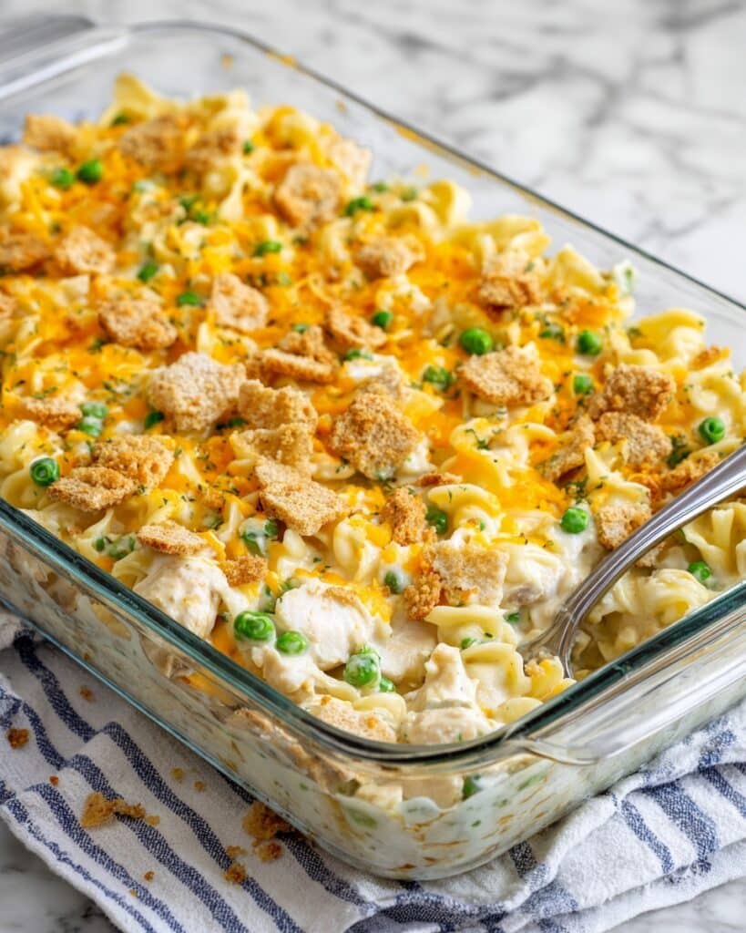 Easy Chicken Noodle Casserole Recipe