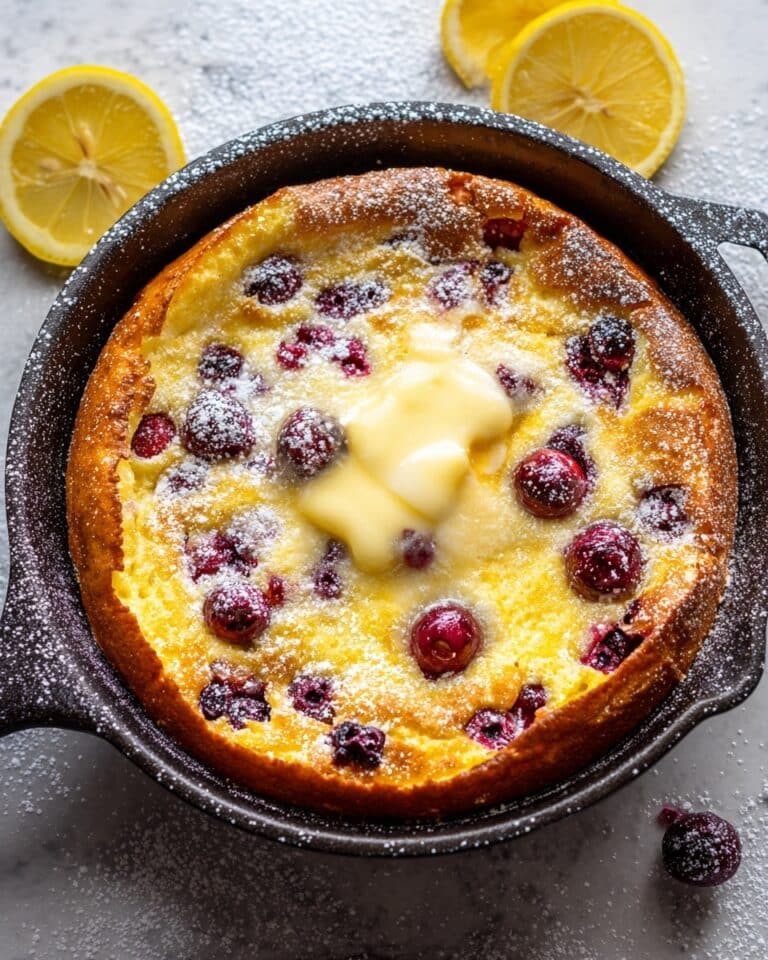 Blueberry Lemon Dutch Baby Recipe