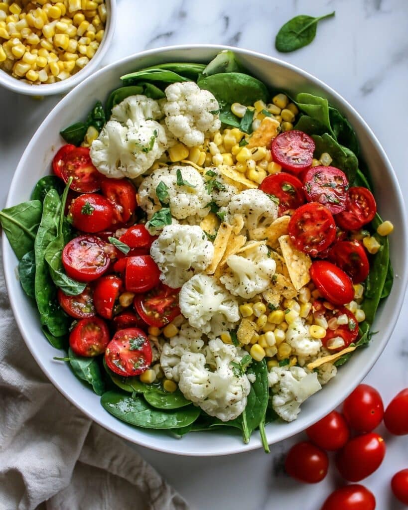 Ranch Cauliflower Salad Recipe