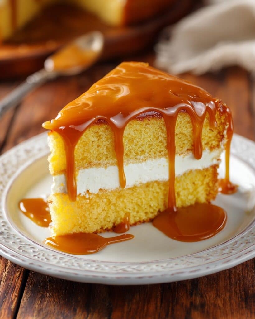 Creamy Caramel Cake Recipe
