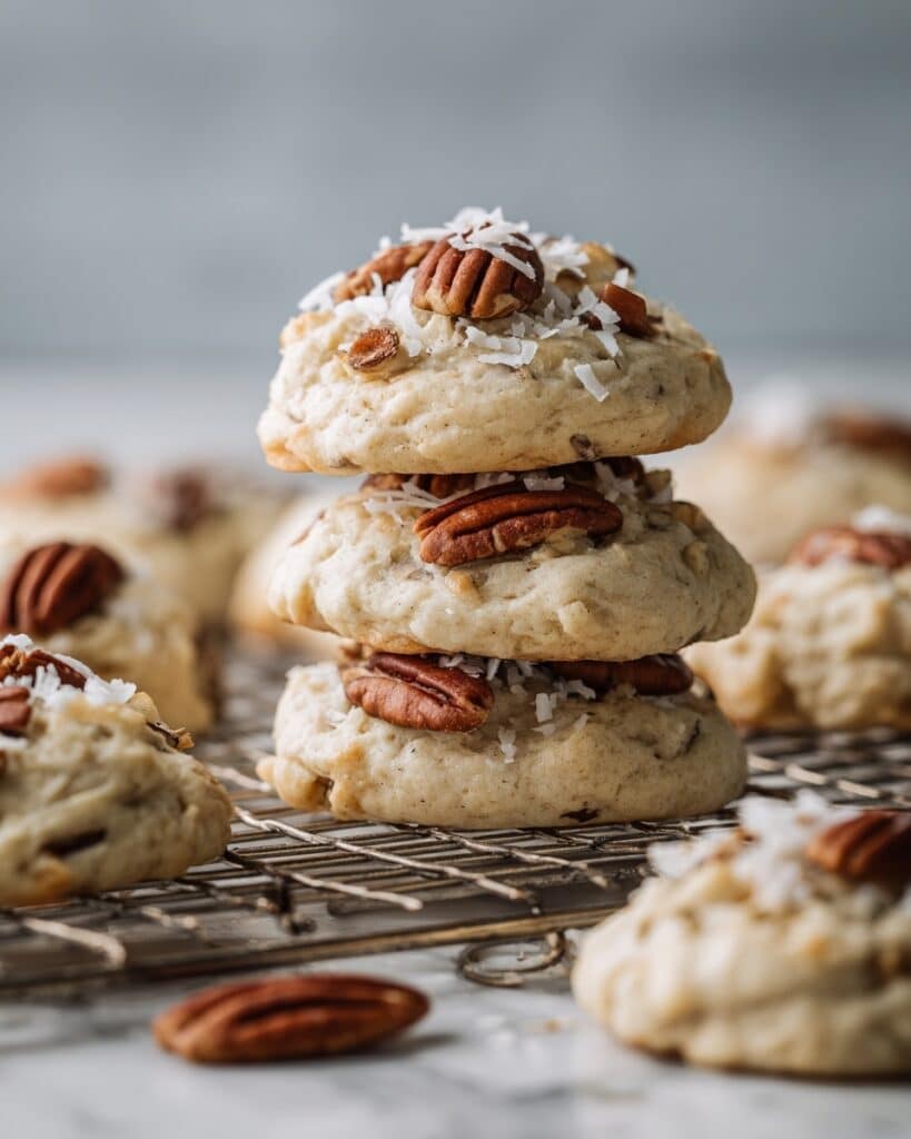 Chocolate Pecan Coconut Cookies Recipe