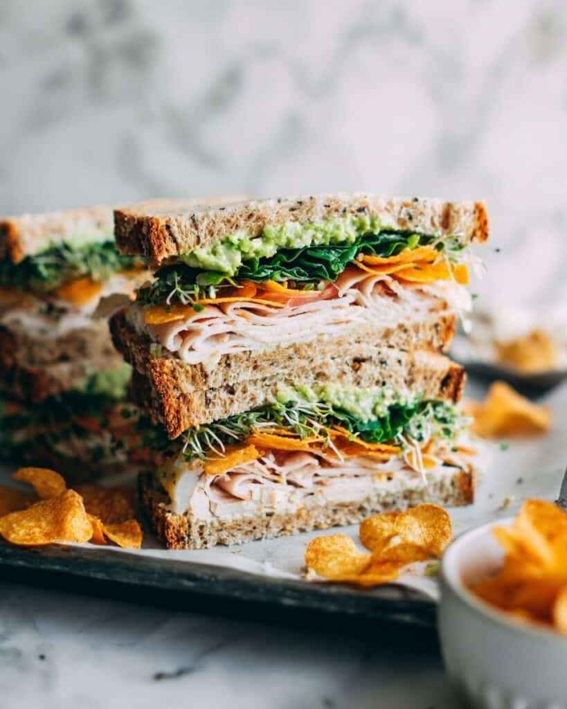 Honey Mustard Turkey Avocado Sandwich Recipe