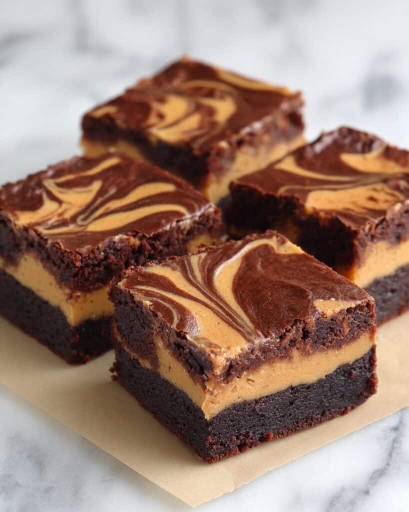 Peanut Butter Brownies Recipe