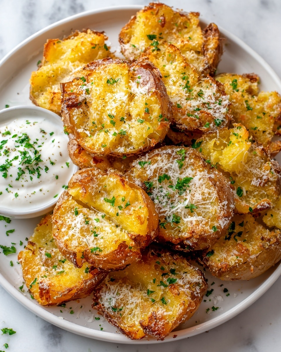 Crispy Smashed Potatoes Recipe - Recipe Image