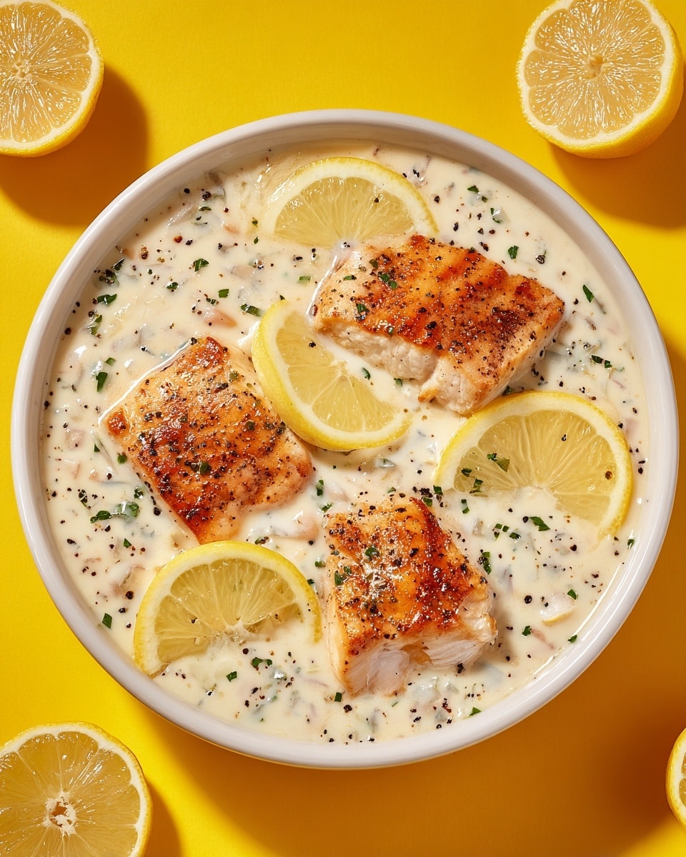 Creamy Lemon Parmesan Chicken Recipe