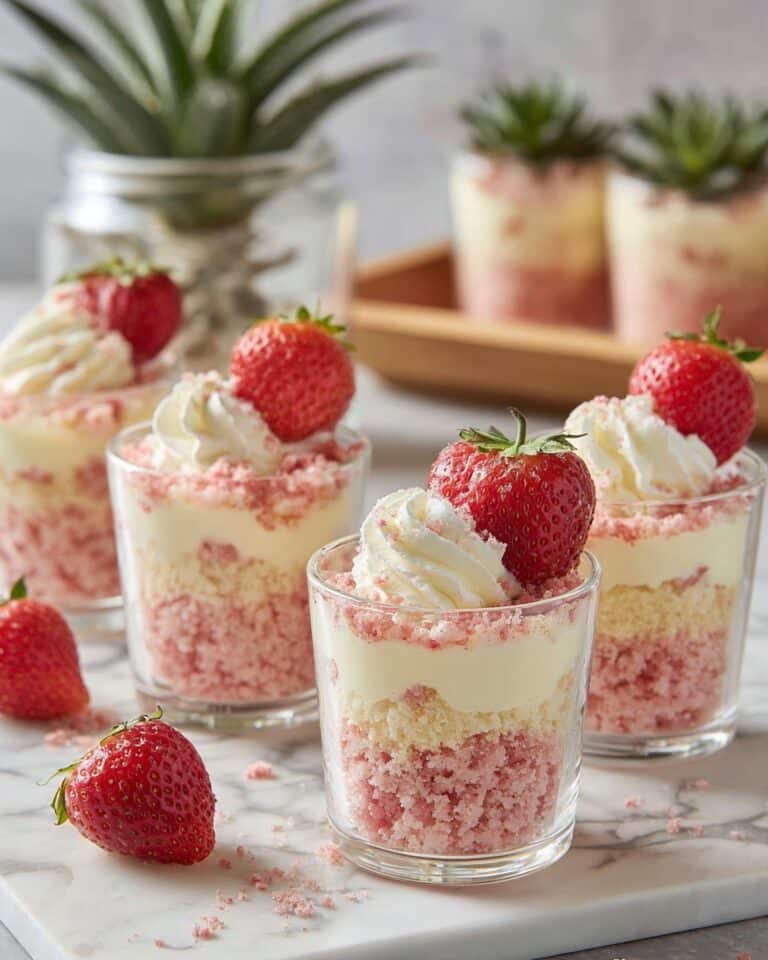 Strawberry Shortcake Cheesecake Cups Recipe