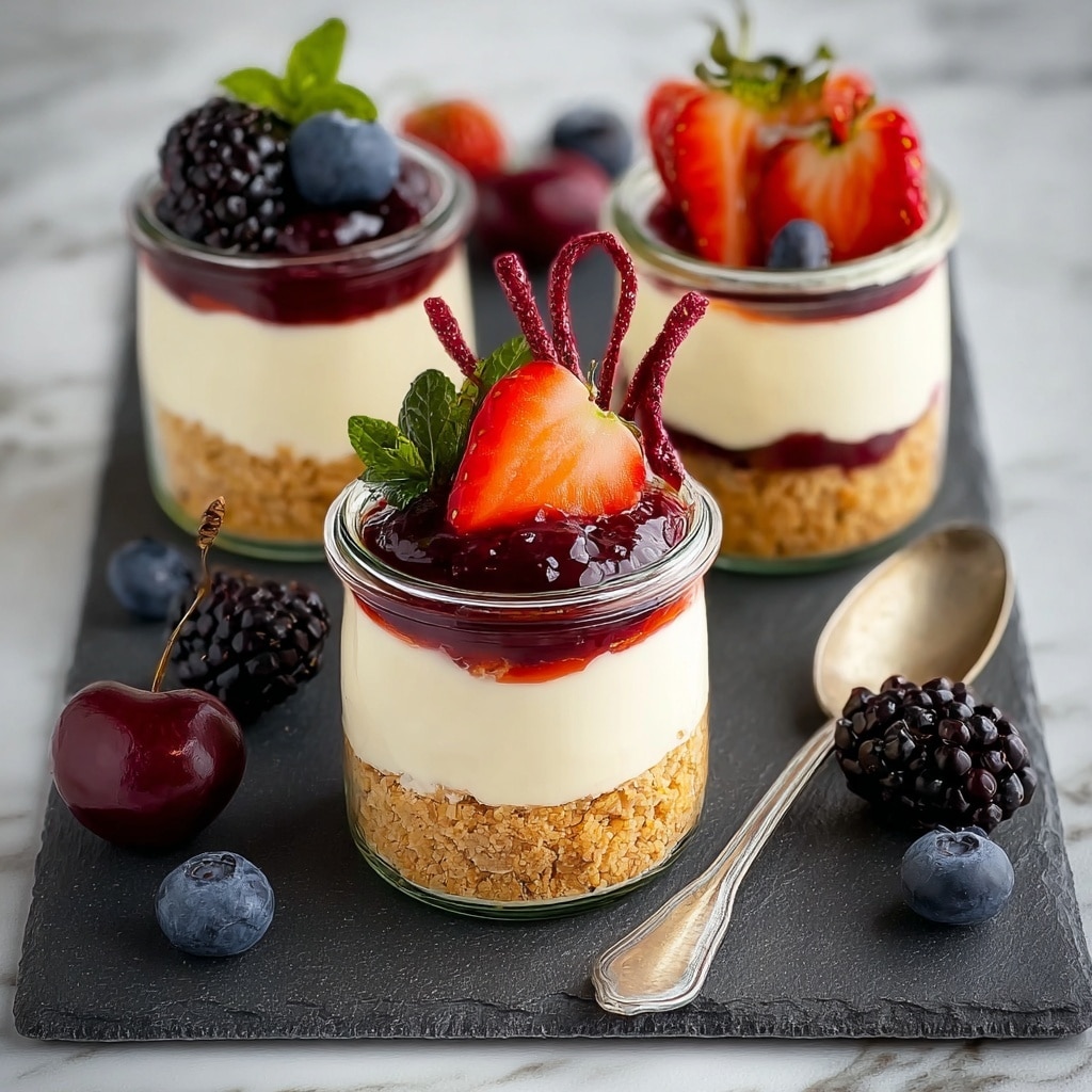 Protein Cottage Cheesecake Jars: Guilt-Free Dessert Bliss Recipe - Recipe Image