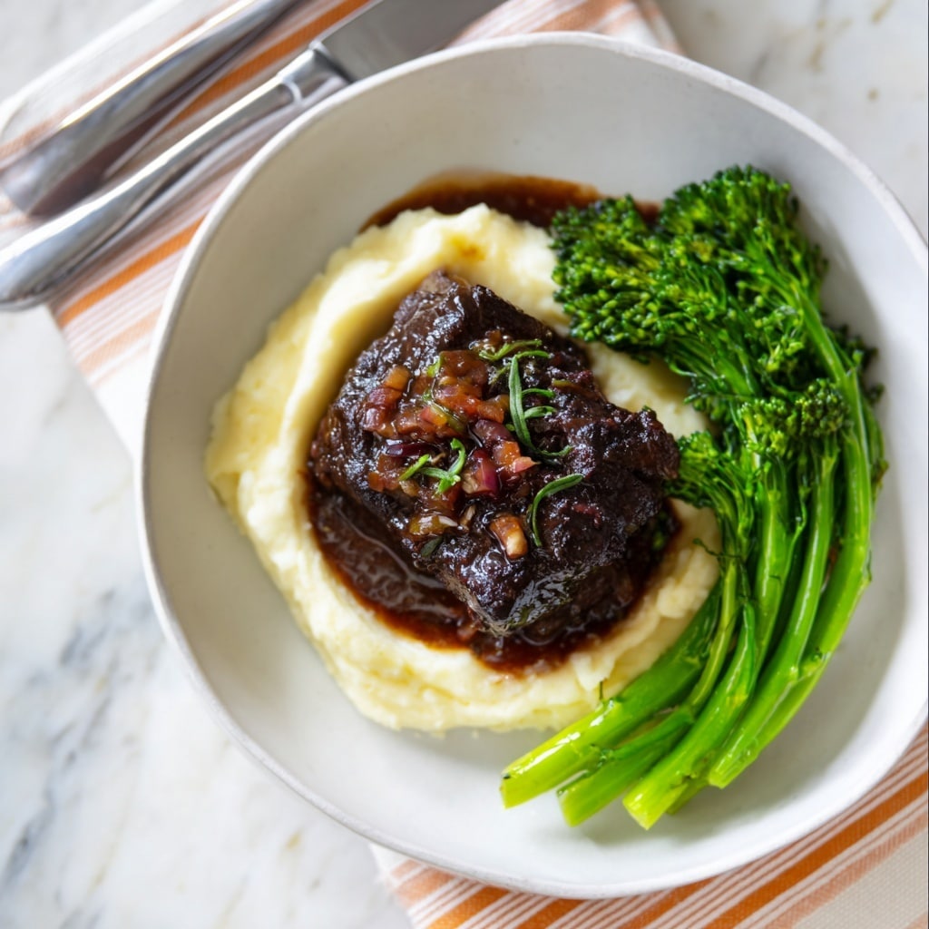 Red Wine Braised Short Ribs Recipe - Recipe Image