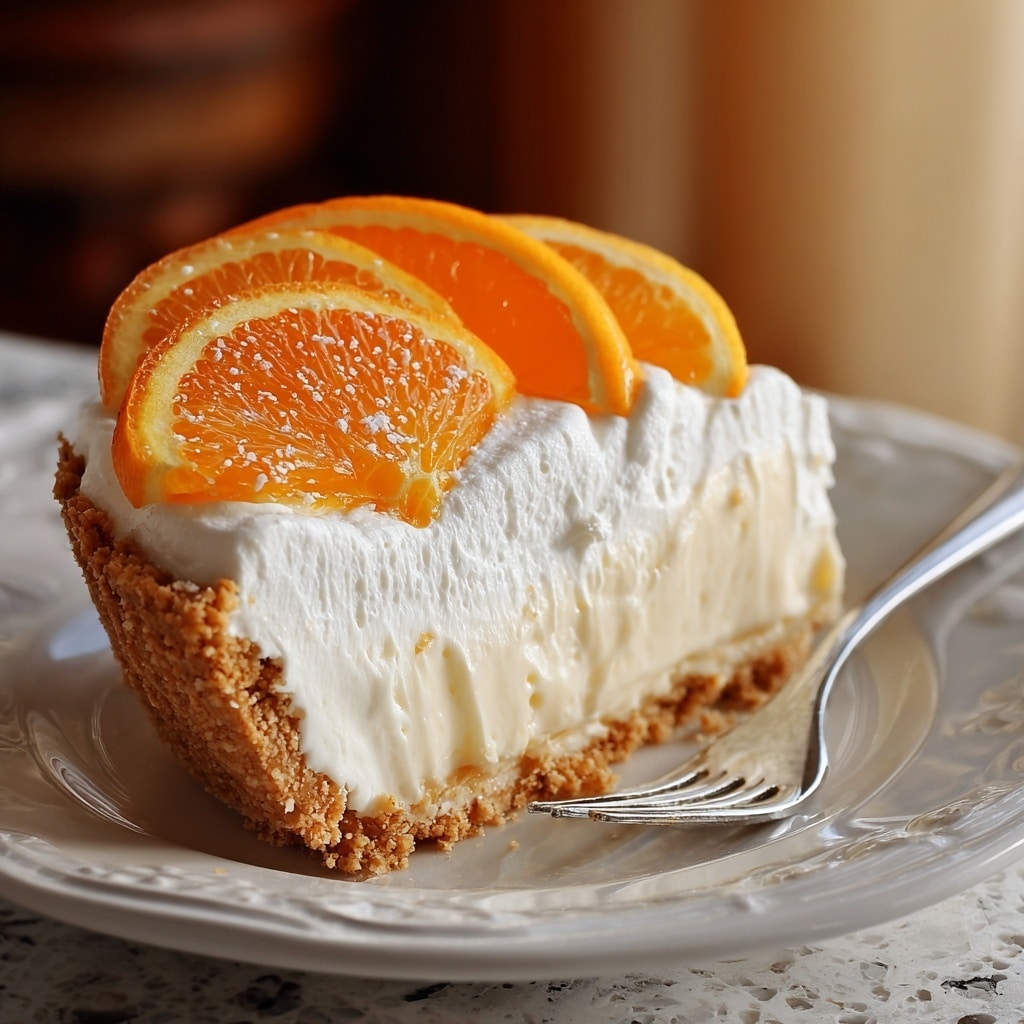 No-Bake Orange Creamsicle Cheesecake Recipe
