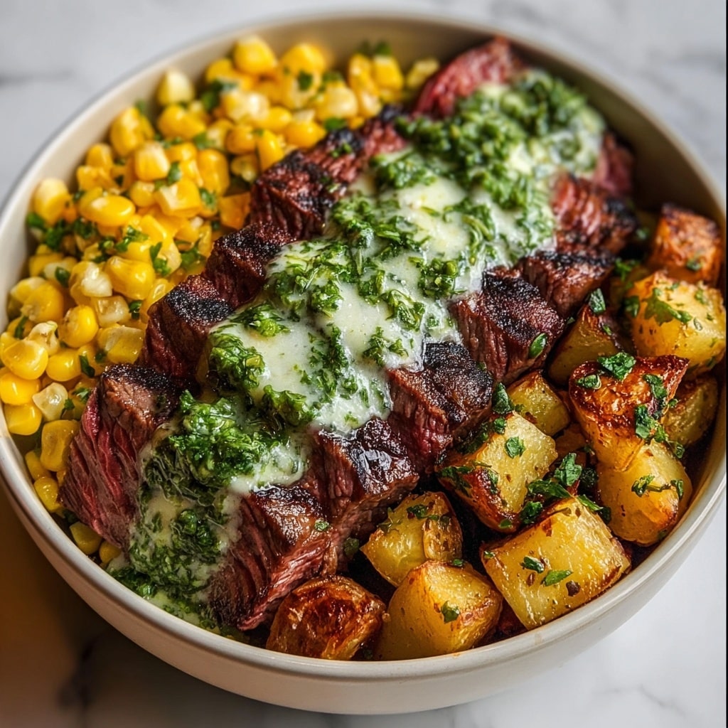 Steak Avocado Corn Bowl Recipe - Recipe Image