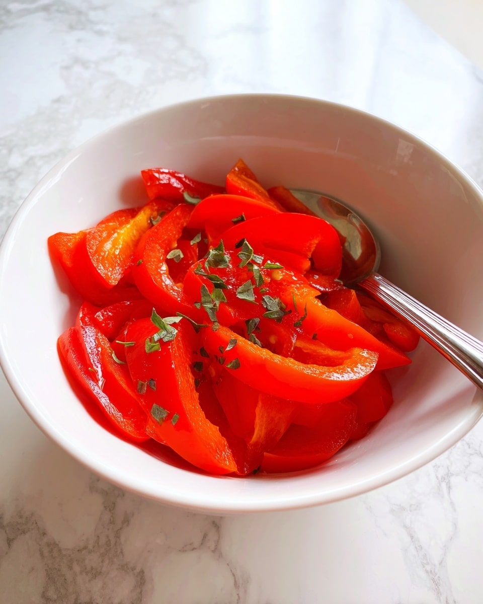 Roasted Red Pepper Salad Recipe - Recipe Image