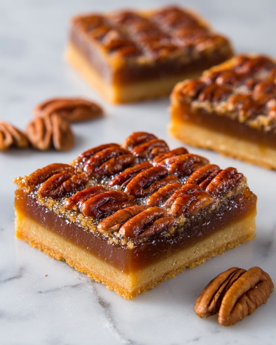 Vegan Pecan Pie Bars Recipe - Recipe Image