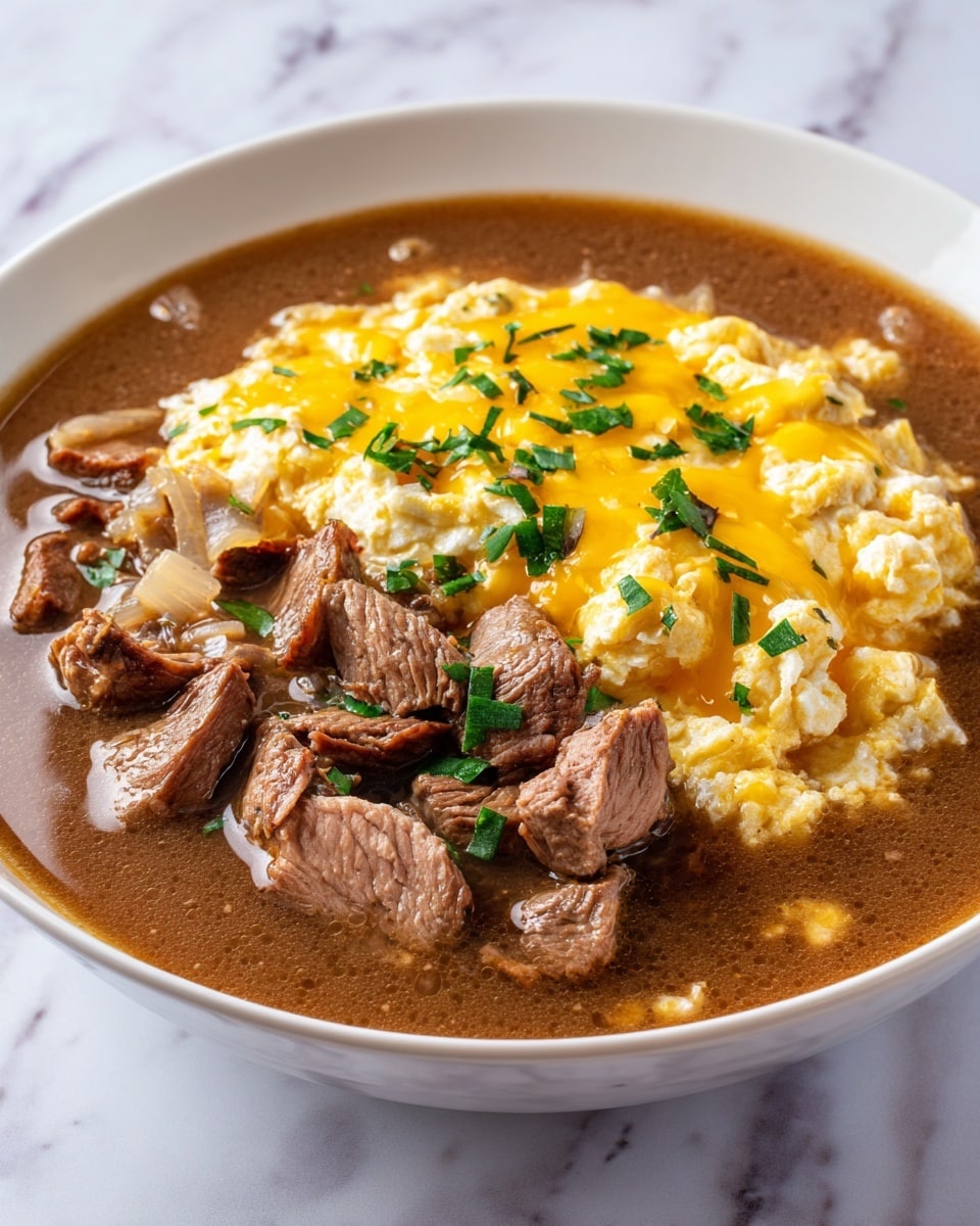 French Onion Beef Short Rib Soup Recipe - Recipe Image