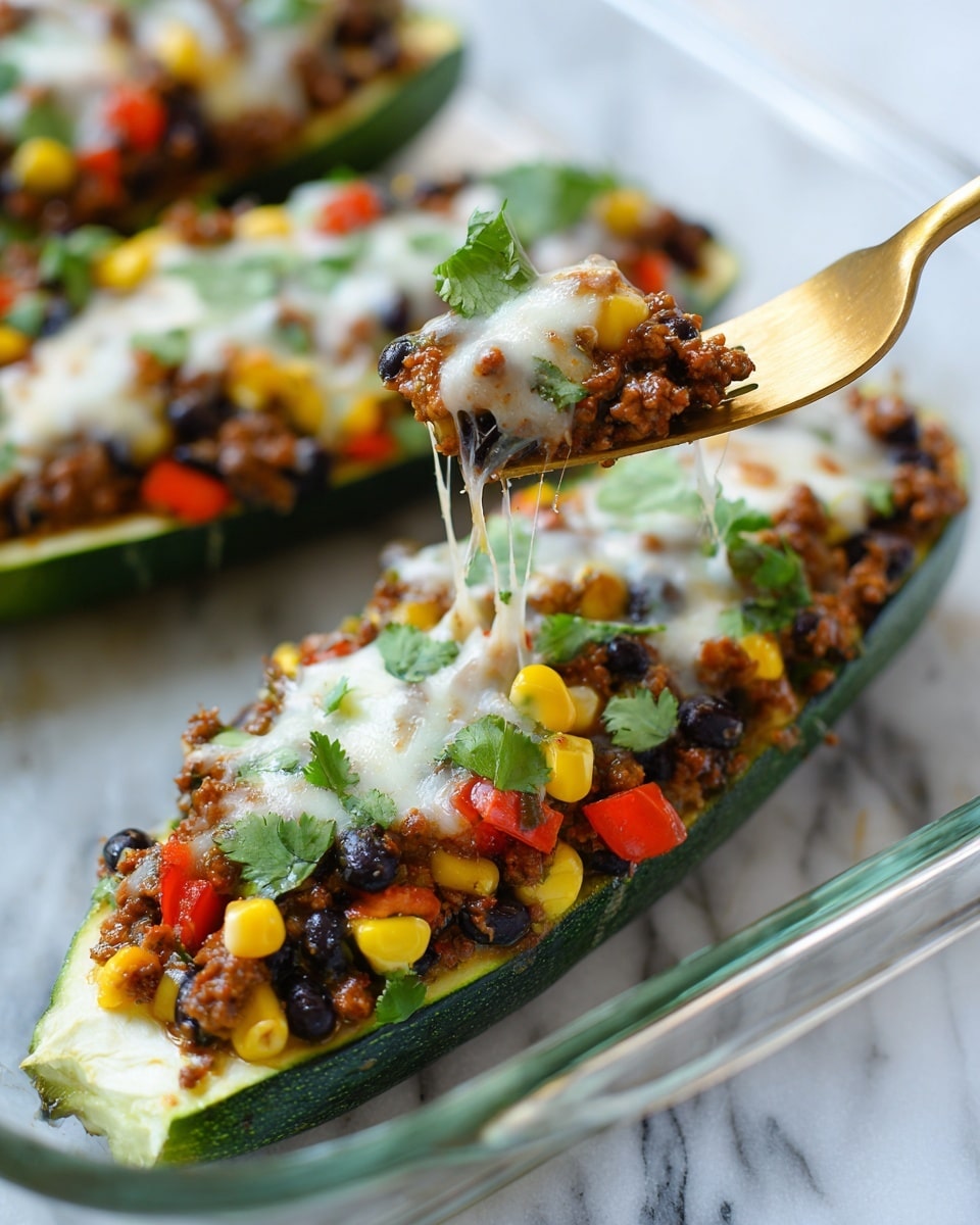 Mexican Zucchini Boats Recipe - Recipe Image
