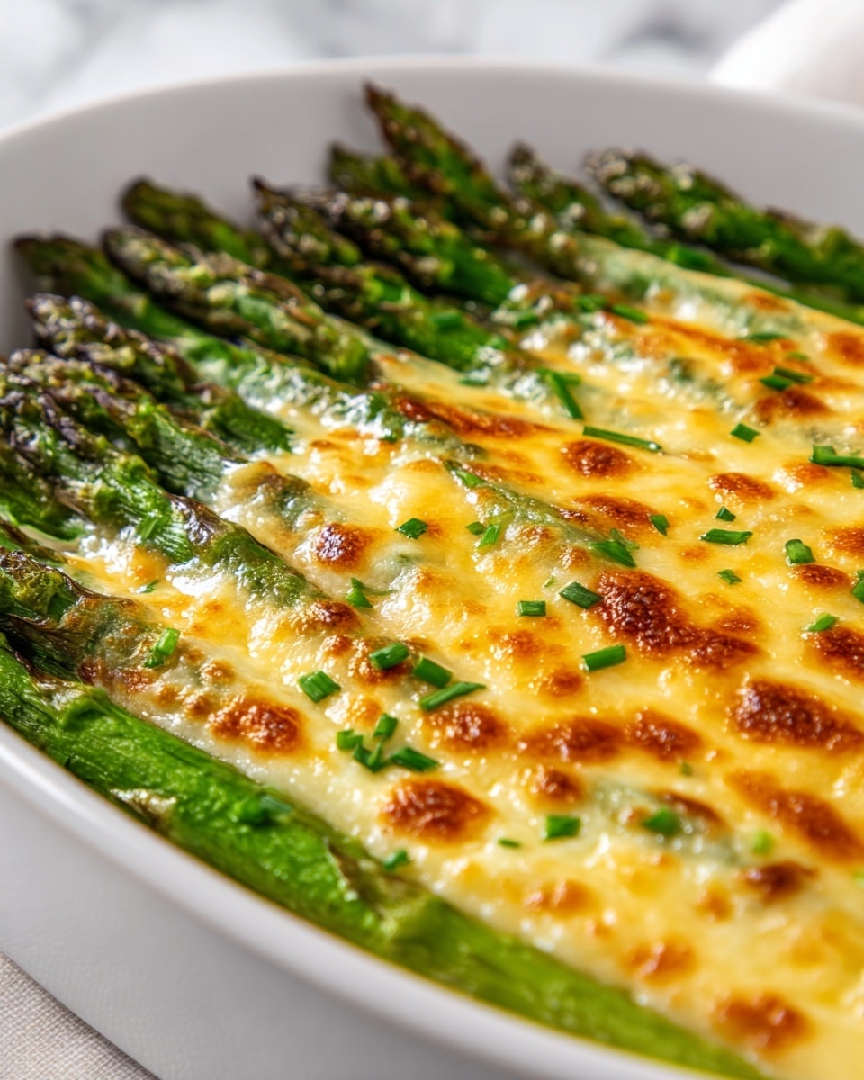 Cheesy Baked Asparagus Recipe - Recipe Image