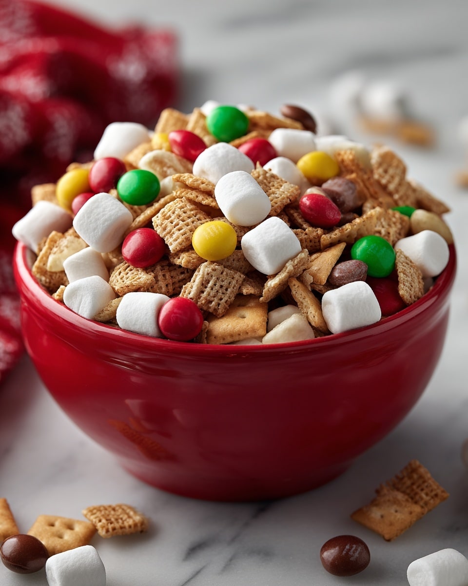 Elf Snack Mix: Sweet, Crunchy, and Festive Holiday Treat Recipe - Recipe Image
