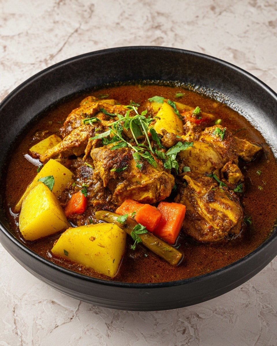 Jamaican Brown Stew Chicken Recipe - Recipe Image