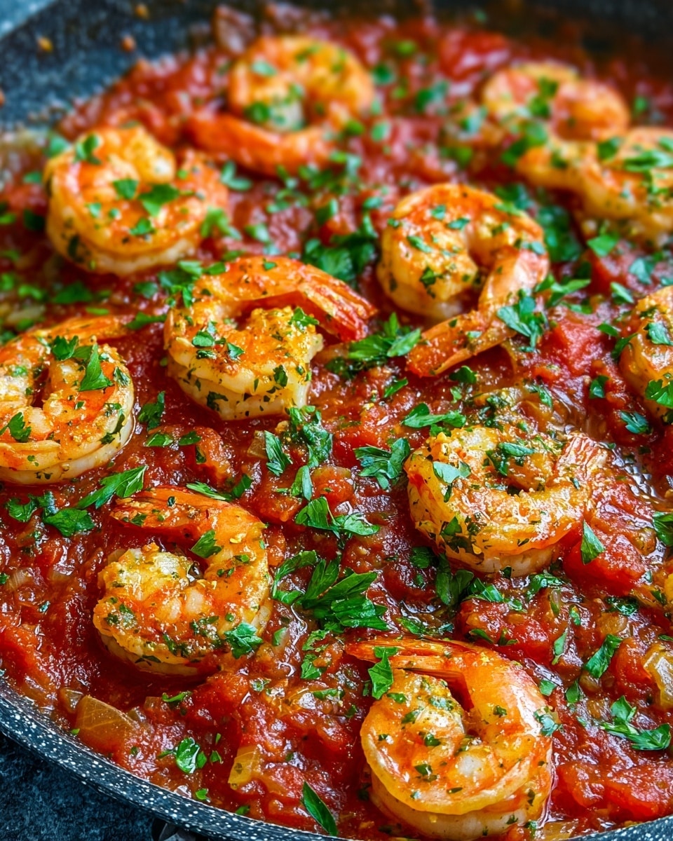 Garlic Shrimp in Tomato Sauce Recipe - Recipe Image