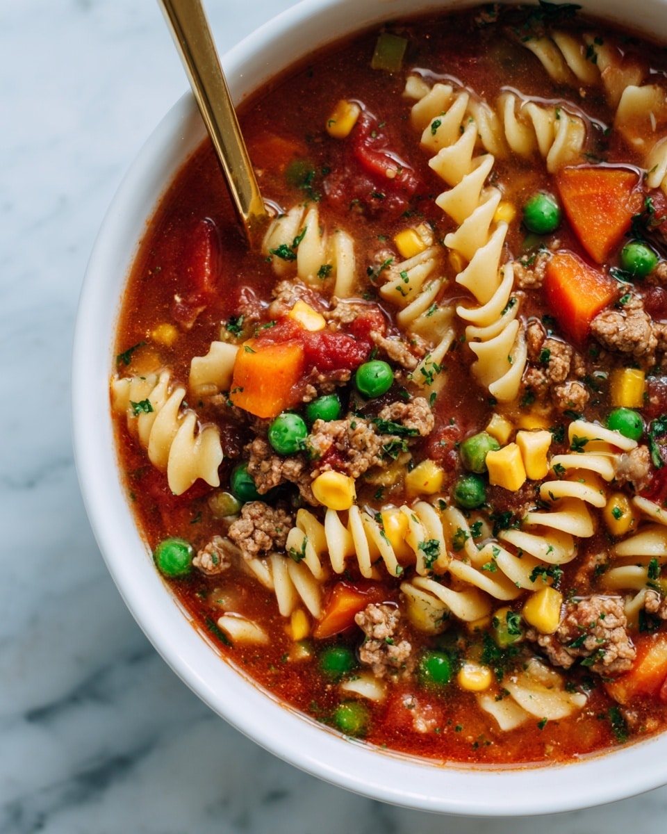 Vegetable Beef Noodle Soup Recipe - Recipe Image