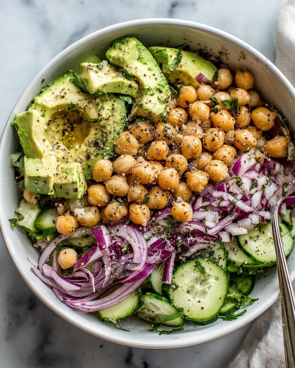Avocado Chickpea Salad Recipe - Recipe Image