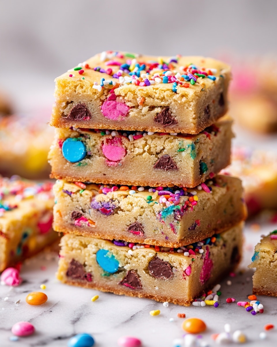 Funfetti Blondies Recipe - Recipe Image