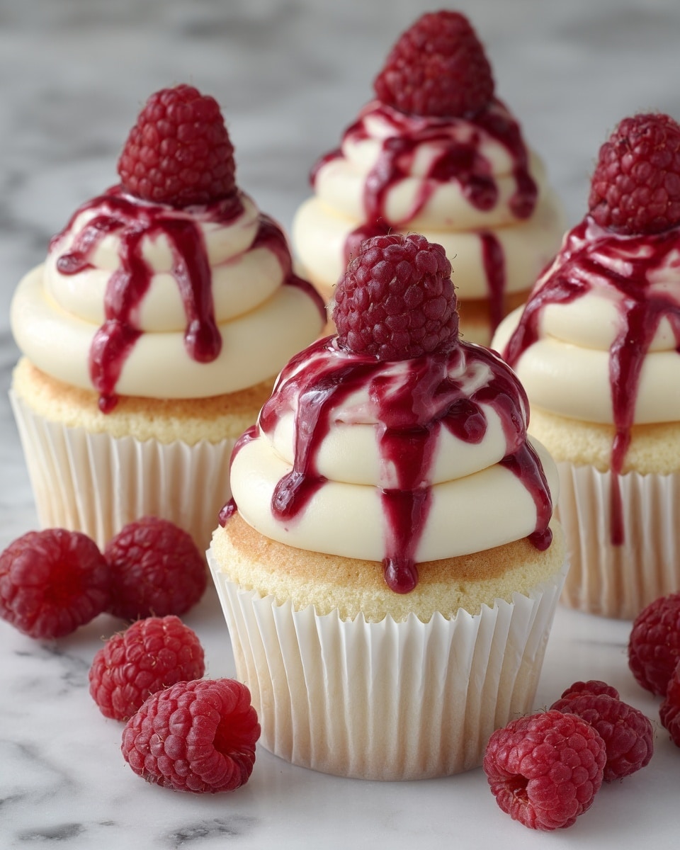 Raspberry Cheesecake Cupcakes Recipe - Recipe Image