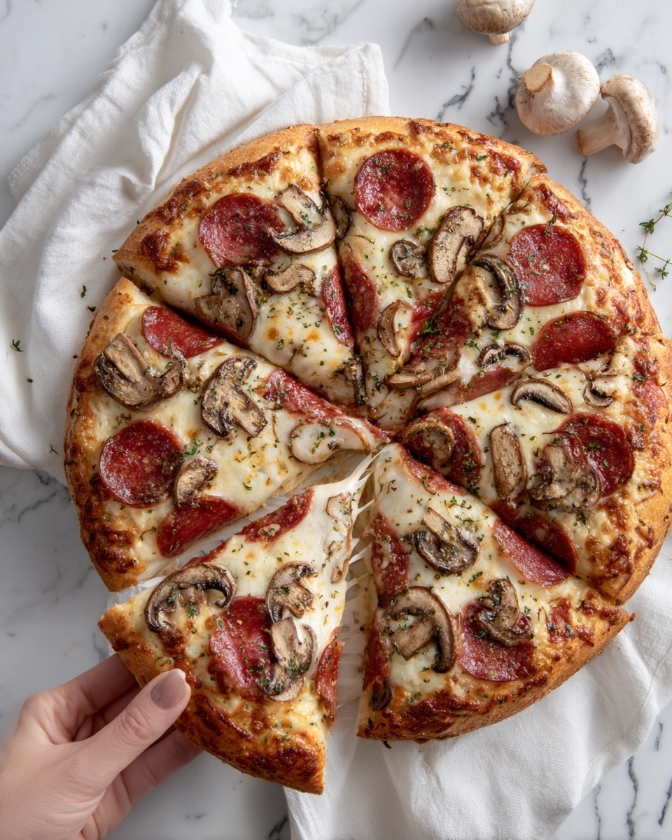 Tortilla Pizza Recipe - Recipe Image