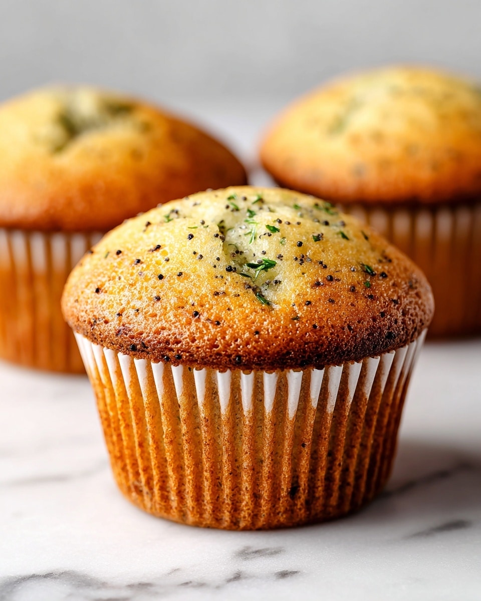 Lemon Poppyseed Zucchini Muffins Recipe - Recipe Image