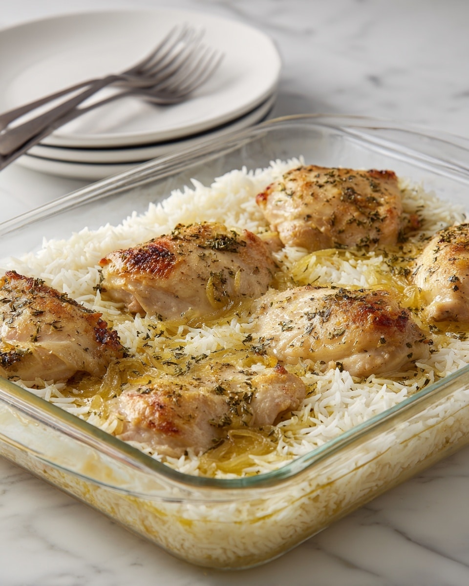 Forgotten Chicken and Rice Recipe - Recipe Image