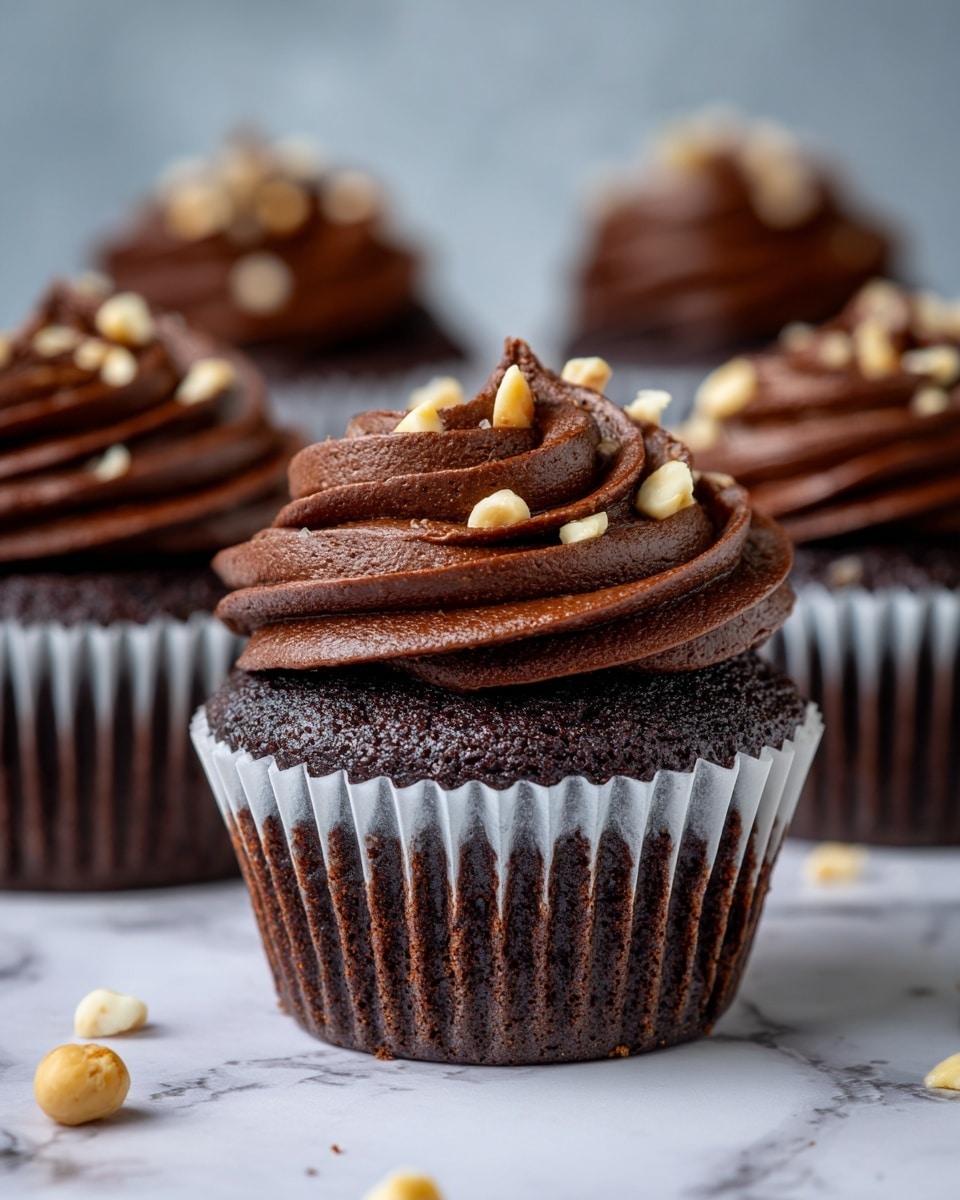 Nutella Hazelnut Cupcakes Recipe - Recipe Image