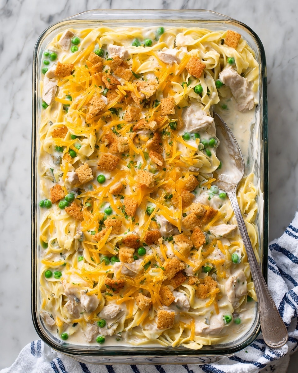 Easy Chicken Noodle Casserole Recipe - Recipe Image