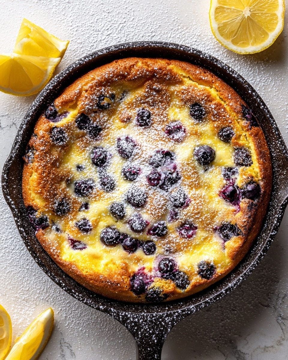 Blueberry Lemon Dutch Baby Recipe - Recipe Image