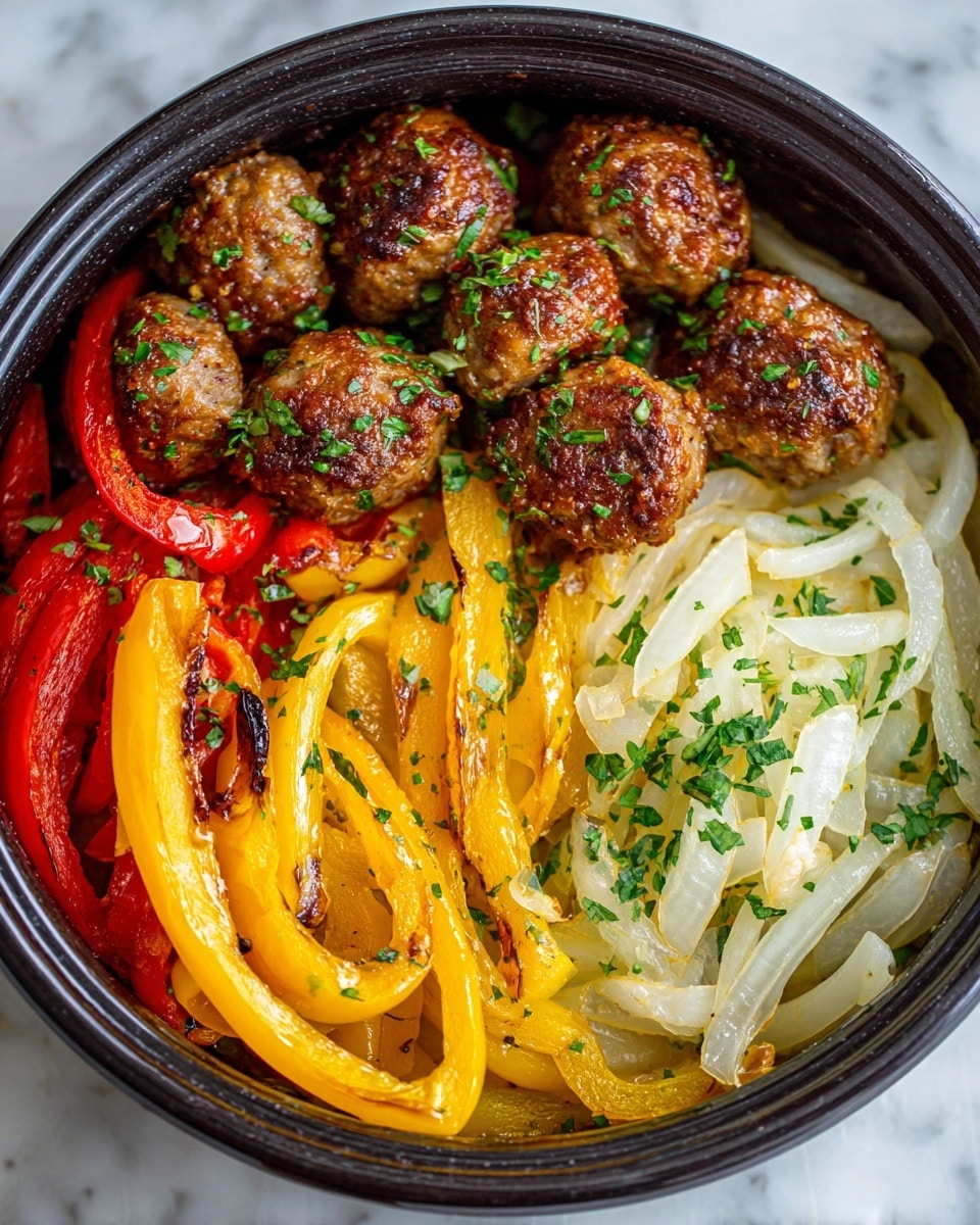 Sausage and Peppers Skillet Recipe - Recipe Image