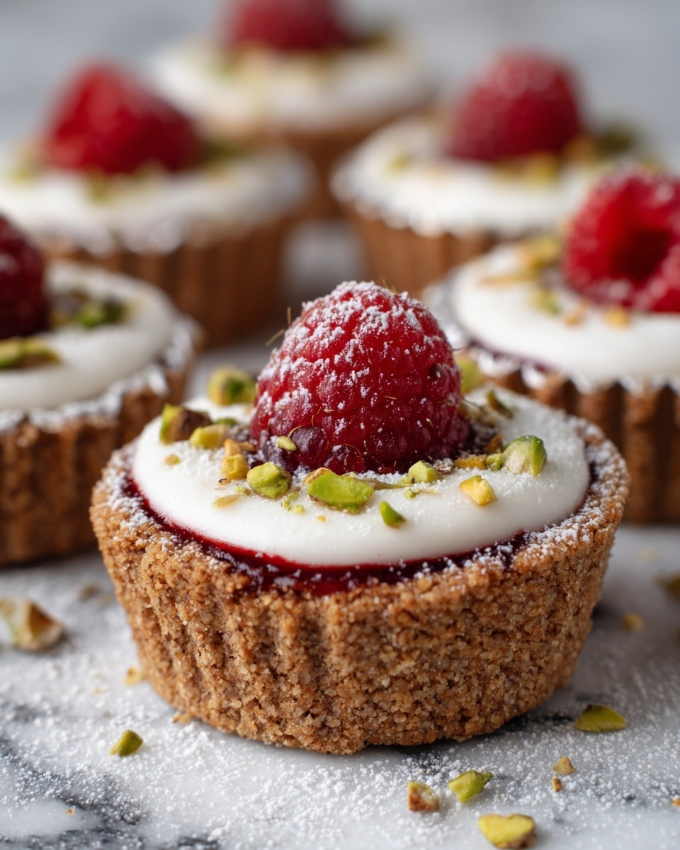 Pistachio Raspberry Tartlets Recipe - Recipe Image