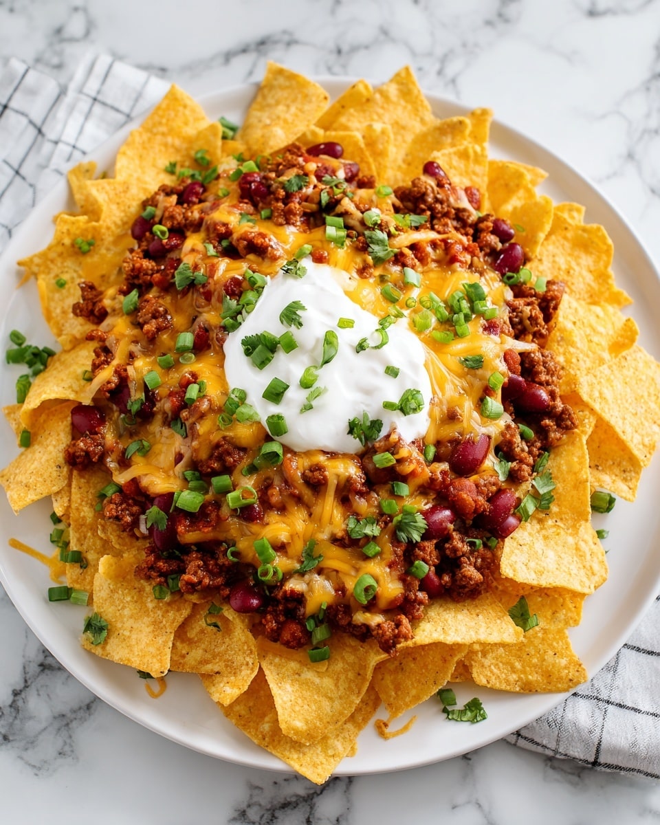 Chili Cheese Nachos Recipe - Recipe Image